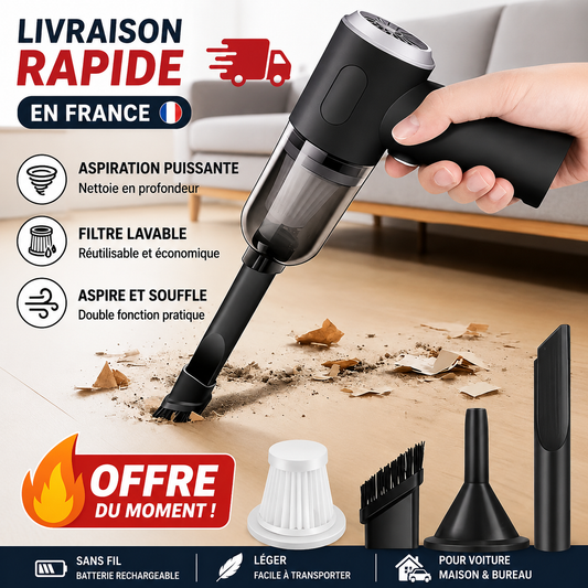 Aspirateur de Voiture Sans Fil